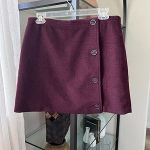 Prana Nicky wool blend mini skirt 8